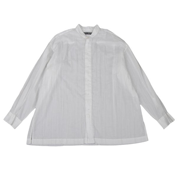 ISSEY MIYAKE MEN WHITE LABEL Poly Wrinkle Shirt White Size 3