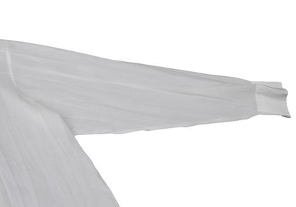 ISSEY MIYAKE MEN WHITE LABEL Poly Wrinkle Shirt White Size 3