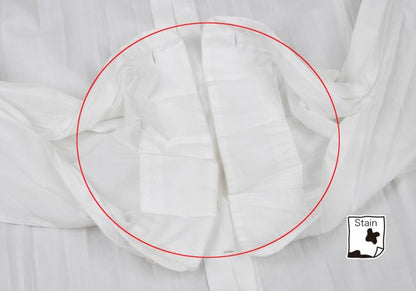 ISSEY MIYAKE MEN WHITE LABEL Poly Wrinkle Shirt White Size 3