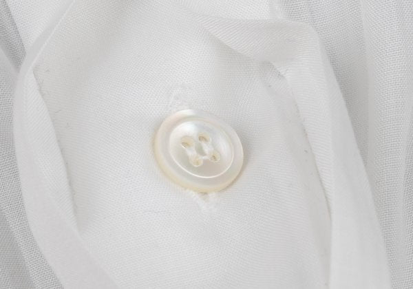 ISSEY MIYAKE MEN WHITE LABEL Poly Wrinkle Shirt White Size 3