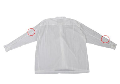 ISSEY MIYAKE MEN WHITE LABEL Poly Wrinkle Shirt White Size 3