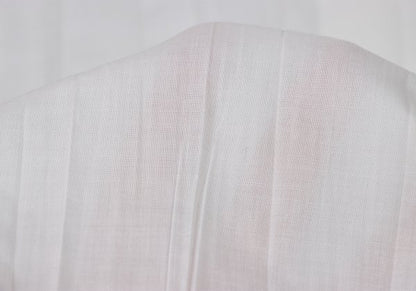 ISSEY MIYAKE MEN WHITE LABEL Poly Wrinkle Shirt White Size 3