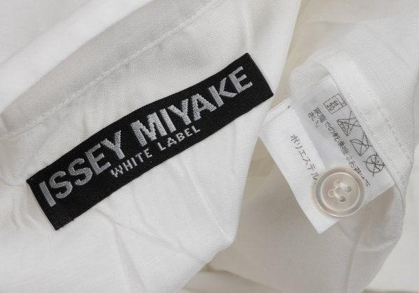ISSEY MIYAKE MEN WHITE LABEL Poly Wrinkle Shirt White Size 3