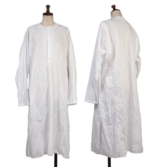 Issey Miyake ASHA BY MDS Cotton Wave Embroidery Dress Size M