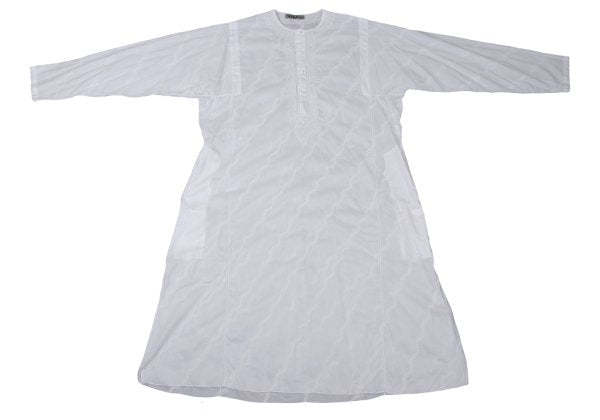 Issey Miyake ASHA BY MDS Cotton Wave Embroidery Dress Size M
