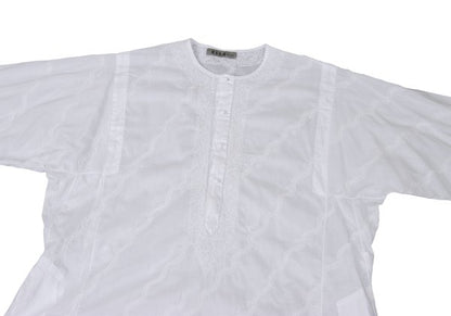 Issey Miyake ASHA BY MDS Cotton Wave Embroidery Dress Size M