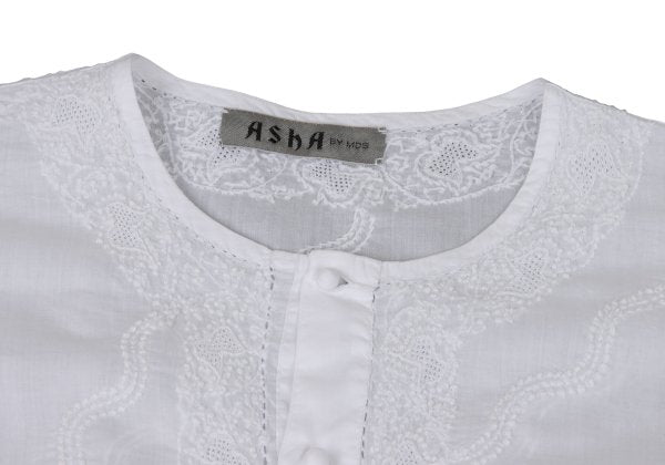 Issey Miyake ASHA BY MDS Cotton Wave Embroidery Dress Size M