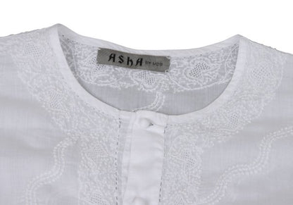 Issey Miyake ASHA BY MDS Cotton Wave Embroidery Dress Size M