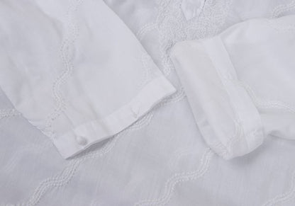 Issey Miyake ASHA BY MDS Cotton Wave Embroidery Dress Size M