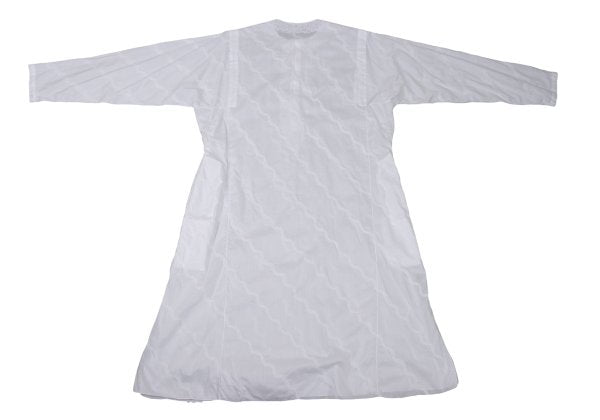 Issey Miyake ASHA BY MDS Cotton Wave Embroidery Dress Size M