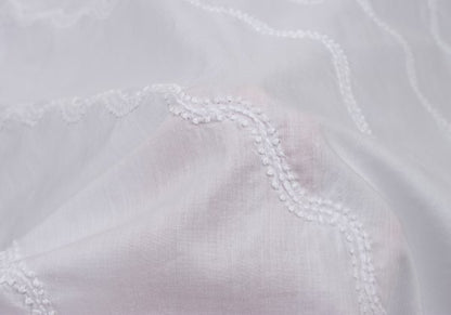 Issey Miyake ASHA BY MDS Cotton Wave Embroidery Dress Size M