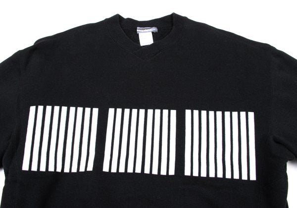 ISSEY MIYAKE MEN Stripe Patch Design Sweatshirt Black Size M