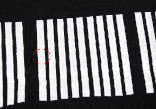 ISSEY MIYAKE MEN Stripe Patch Design Sweatshirt Black Size M