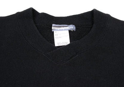 ISSEY MIYAKE MEN Stripe Patch Design Sweatshirt Black Size M