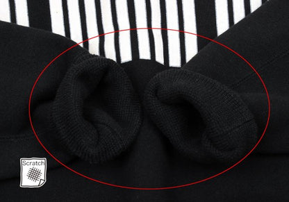 ISSEY MIYAKE MEN Stripe Patch Design Sweatshirt Black Size M