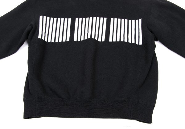 ISSEY MIYAKE MEN Stripe Patch Design Sweatshirt Black Size M