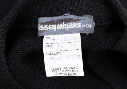 ISSEY MIYAKE MEN Stripe Patch Design Sweatshirt Black Size M