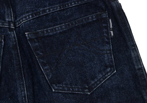 KENZO Denim Midi Skirt Indigo Cotton Size 63CM