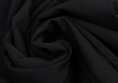 GIORGIO ARMANI Wool Seam Detail Wide Pants Black Size 38