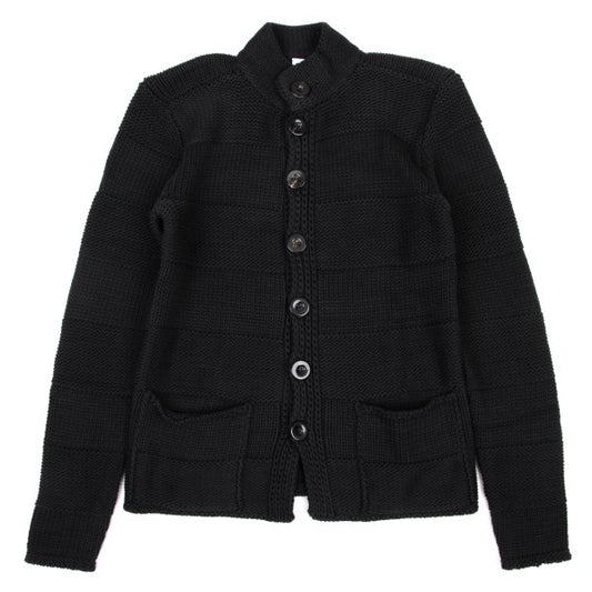 ARMANI COLLEZIONI Cotton Blend Cardigan Charcoal Size 46