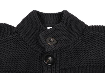 ARMANI COLLEZIONI Cotton Blend Cardigan Charcoal Size 46