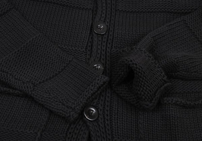ARMANI COLLEZIONI Cotton Blend Cardigan Charcoal Size 46