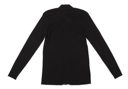 ARMANI COLLEZIONI Ribbed Cardigan w/ Piping Gray Size 46