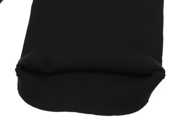 ARMANI COLLEZIONI Rayon Poly Rib Knit Black Size 48