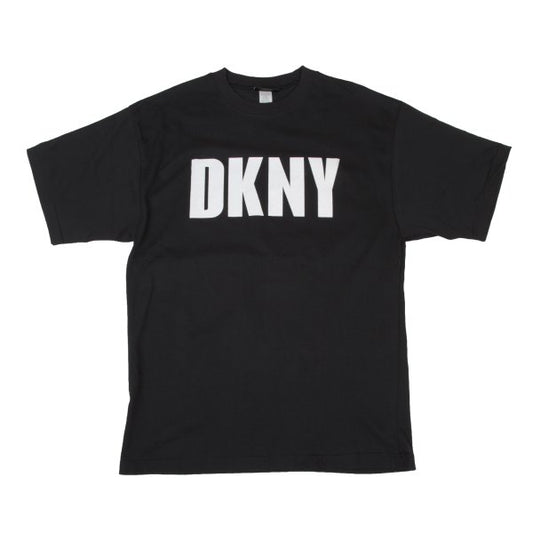DKNY Logo Print T-Shirt Black Size M