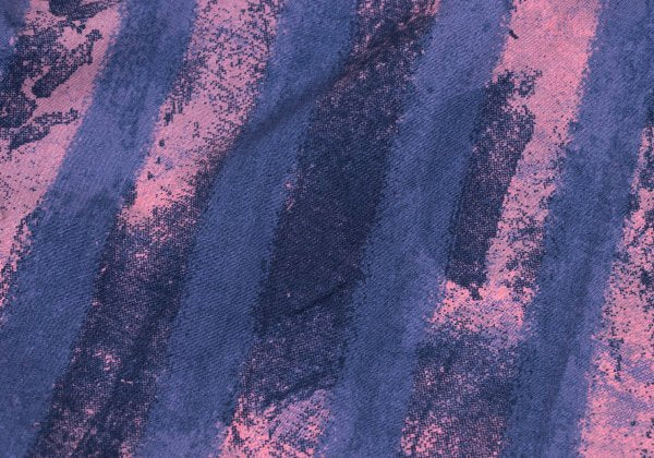 FERRE JEANS Faded Stripe Print Long Purple Pink Shirt Size 40