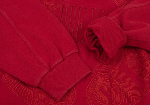 FERRE JEANS Emblem Embroidered Logo Sweatshirt Red Size M