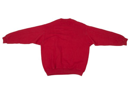 FERRE JEANS Emblem Embroidered Logo Sweatshirt Red Size M