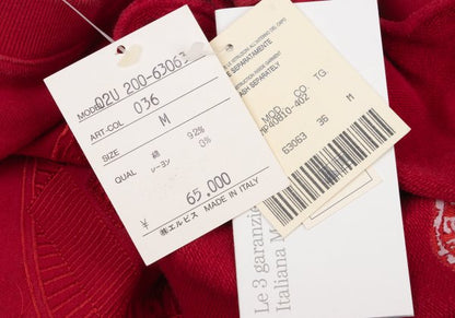 FERRE JEANS Emblem Embroidered Logo Sweatshirt Red Size M