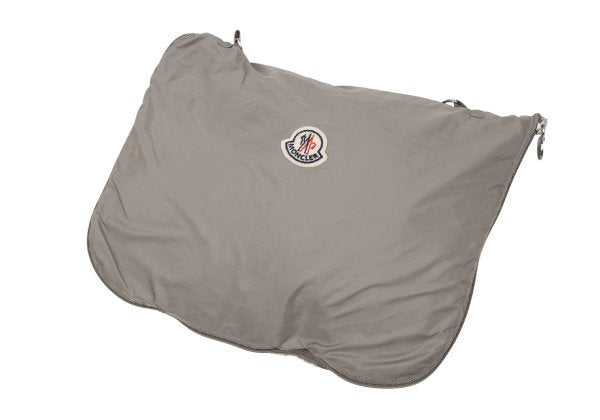 MONCLER Poly Double Zip Stand Collar Blouson Beige Size 3