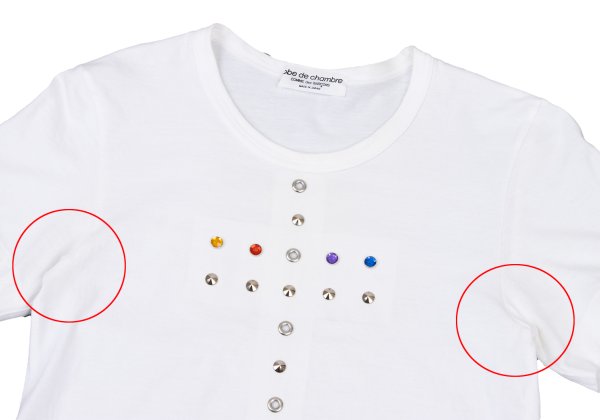 robe de chambre COMME des GARCONS Jewel T-Shirt White Size S