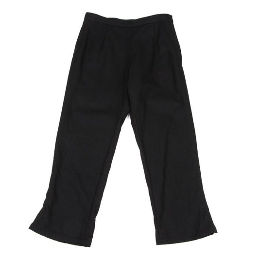 COMME des GARCONS Wool Cropped Pants Black Size S