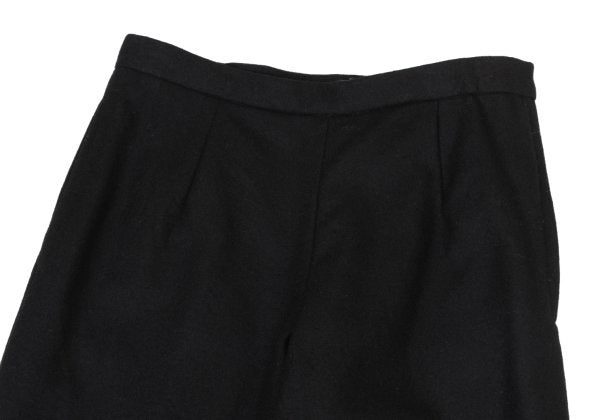 COMME des GARCONS Wool Cropped Pants Black Size S