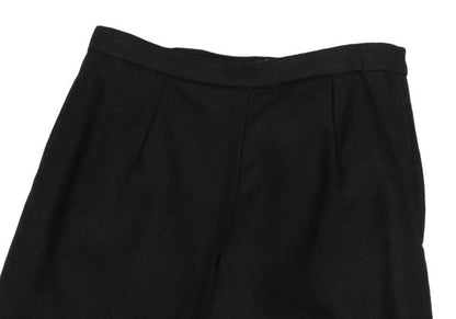 COMME des GARCONS Wool Cropped Pants Black Size S