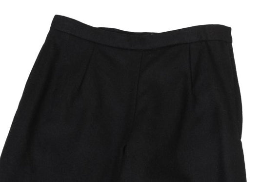 COMME des GARCONS Wool Cropped Pants Black Size S
