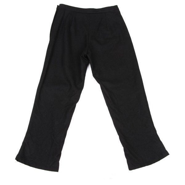 COMME des GARCONS Wool Cropped Pants Black Size S
