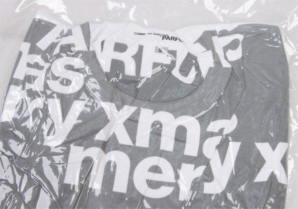 COMME des GARCONS PARFUM Bi-Color T-Shirt Gray/White Size S
