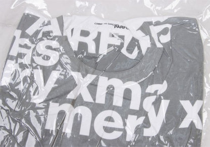 COMME des GARCONS PARFUM Bi-Color T-Shirt Gray/White Size S