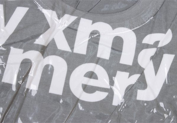 COMME des GARCONS PARFUM Bi-Color T-Shirt Gray/White Size S