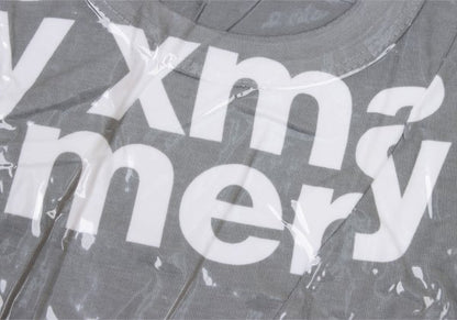 COMME des GARCONS PARFUM Bi-Color T-Shirt Gray/White Size S