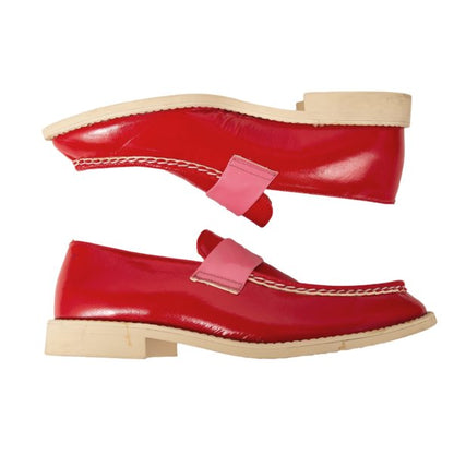 COMME des GARCONS Patent Loafer Red/Pink Size 22.5CM
