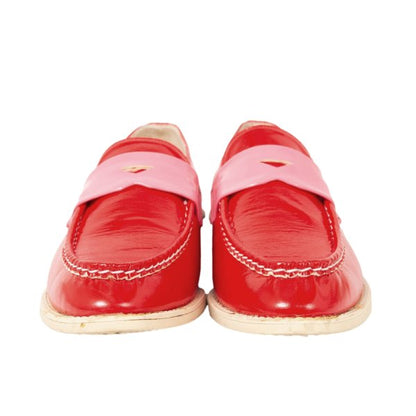 COMME des GARCONS Patent Loafer Red/Pink Size 22.5CM