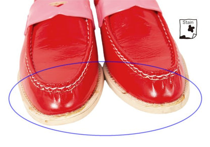 COMME des GARCONS Patent Loafer Red/Pink Size 22.5CM