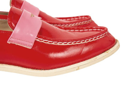 COMME des GARCONS Patent Loafer Red/Pink Size 22.5CM