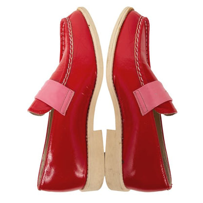 COMME des GARCONS Patent Loafer Red/Pink Size 22.5CM