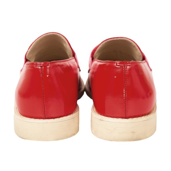 COMME des GARCONS Patent Loafer Red/Pink Size 22.5CM